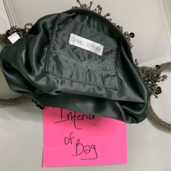 Sphere Beaded Top Handle Bag Wristlet - Picture 6 of 10